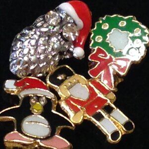 Floating Jewelry Charms, Christmas Theme